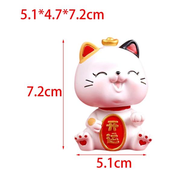 招き猫の置物 アートワーク クリエイティブ オーナメント 卓上 プレゼント レストラン スタイル B
