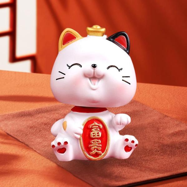 招き猫の置物 アートワーク クリエイティブ オーナメント 卓上 プレゼント レストラン スタイル C
