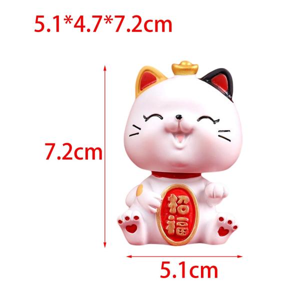 招き猫の置物 アートワーク クリエイティブ オーナメント 卓上 プレゼント レストラン スタイル D