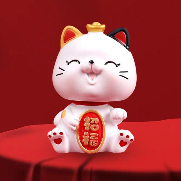 招き猫の置物 アートワーク クリエイティブ オーナメント 卓上 プレゼント レストラン スタイル D