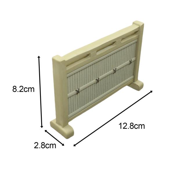 レトロスタイル 和風 ドールハウス スクリーン 家具 生活シーン 寝室 イミテーション 竹