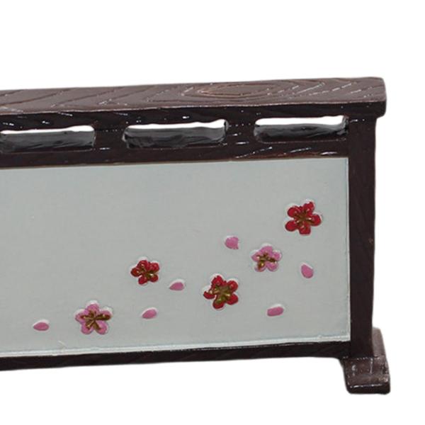 レトロスタイル 和風 ドールハウス スクリーン 家具 生活シーン 寝室 桜