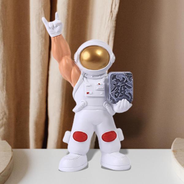 50%OFF!】 クリエイティブ 宇宙飛行士の置物 彫刻 宇宙飛行士の像 家庭用 卓上装飾 誕生日プレゼント サンキャッチャー 