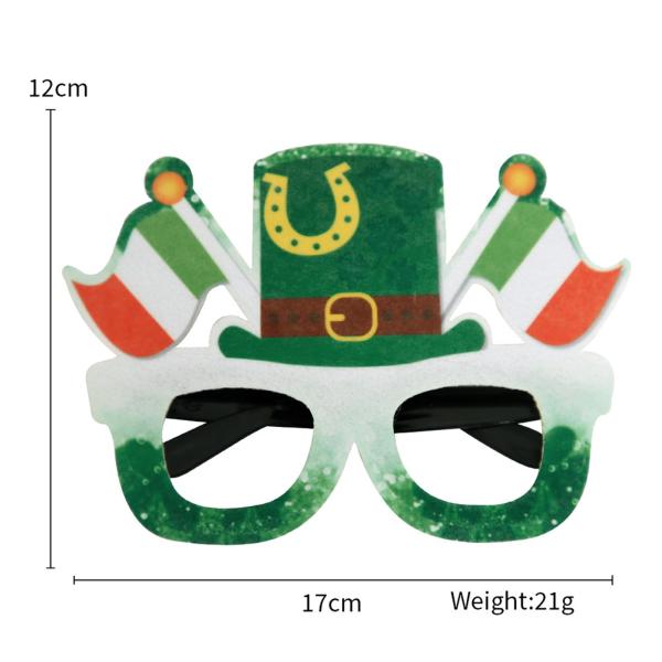 緑の聖パトリックの日メガネ  アイウェアの好意の装飾ハッピー スタイル D