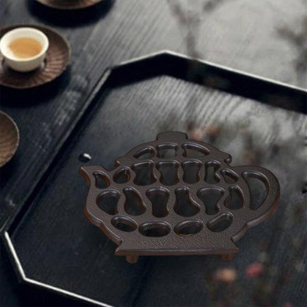 急須 鋳鉄五徳 絶妙な滑り止め 耐熱 居間用