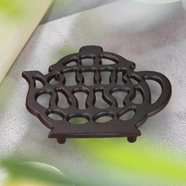 急須 鋳鉄五徳 絶妙な滑り止め 耐熱 居間用