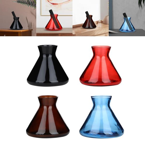 ガラス瓶 香水瓶 ミニ花瓶 食卓用 ホリデーギフト ブラック