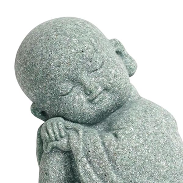 僧侶の置物 仏像 繊細な装飾 家の装飾 デスクトップの瞑想用