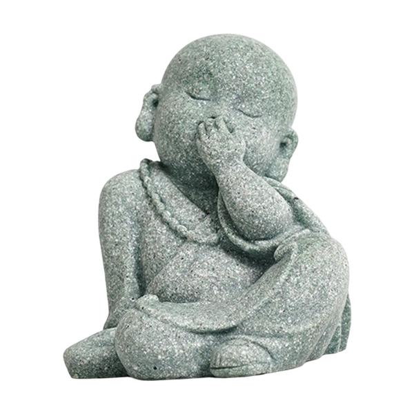 僧侶の置物 仏像 繊細な装飾 ホームデコレーション デスクトップ スニッカー用