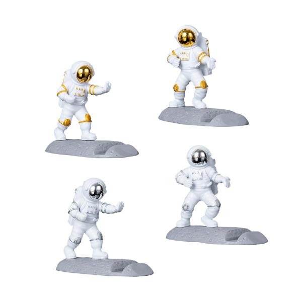 クールな宇宙飛行士電話ホルダー子供ギフトユニバーサル家の装飾デスクトップマウント金色スタイル A