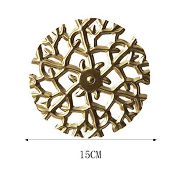農家の寝室の浴室のための金属の壁の彫刻の装飾的なディスクのペンダント15CM