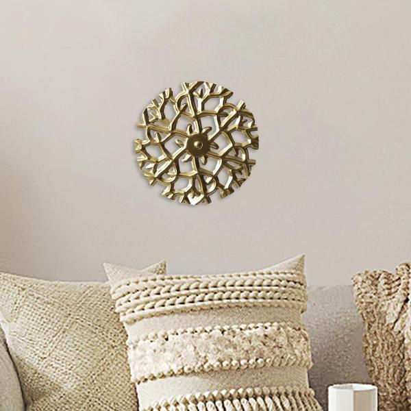 農家の寝室の浴室のための金属の壁の彫刻の装飾的なディスクのペンダント15CM