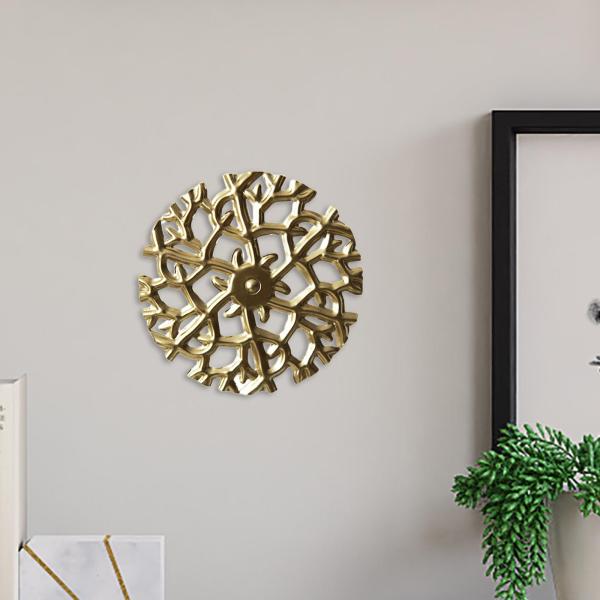 農家の寝室の浴室のための金属の壁の彫刻の装飾的なディスクのペンダント15CM