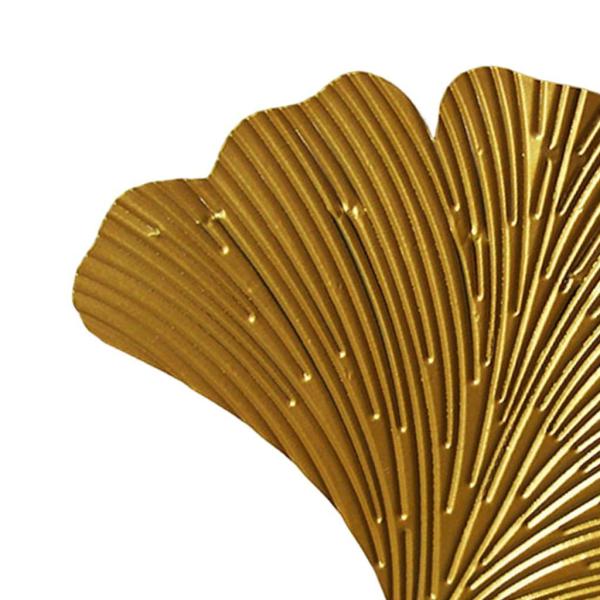 イチョウの葉 壁の彫刻 錬鉄 イチョウの葉 壁の装飾 ホテル用 小さい