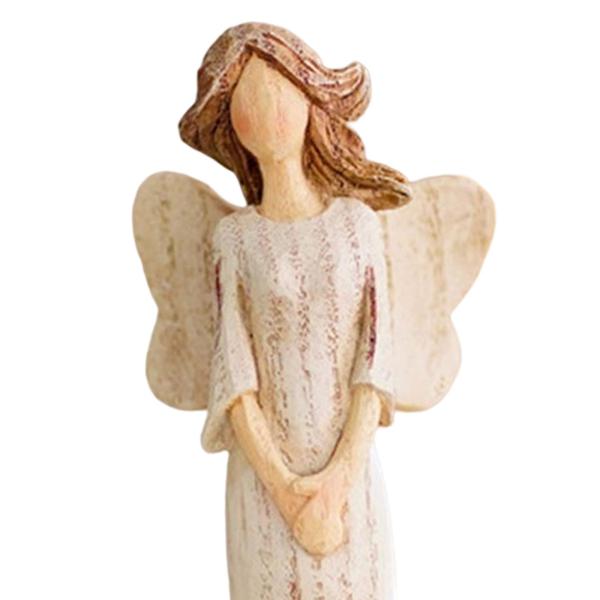 天使の置物 樹脂 ハンドペイント 装飾アートワーク 収集価値のある女の子の像 スタイル E