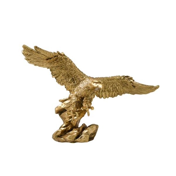 鷹の置物 鷹の像 樹脂製 ホームデコレーション ダイニングルーム