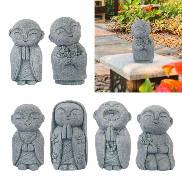 僧侶の置物工芸仏の水槽の装飾の装飾デスクトップ車のスタイル A