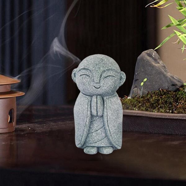 僧侶の置物工芸仏の水槽の装飾の装飾デスクトップ車のスタイル A