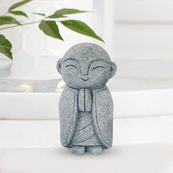 僧侶の置物工芸仏の水槽の装飾の装飾デスクトップ車のスタイル A