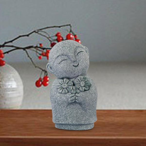 僧侶の置物工芸仏の水槽の装飾の装飾デスクトップ車スタイル B