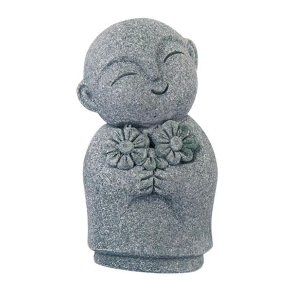 僧侶の置物工芸仏の水槽の装飾の装飾デスクトップ車スタイル B