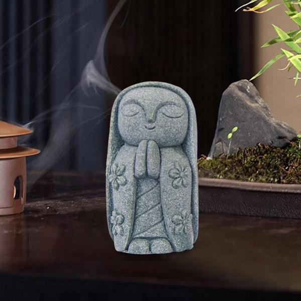 僧侶の置物工芸仏の水槽の装飾の装飾デスクトップ車スタイル D