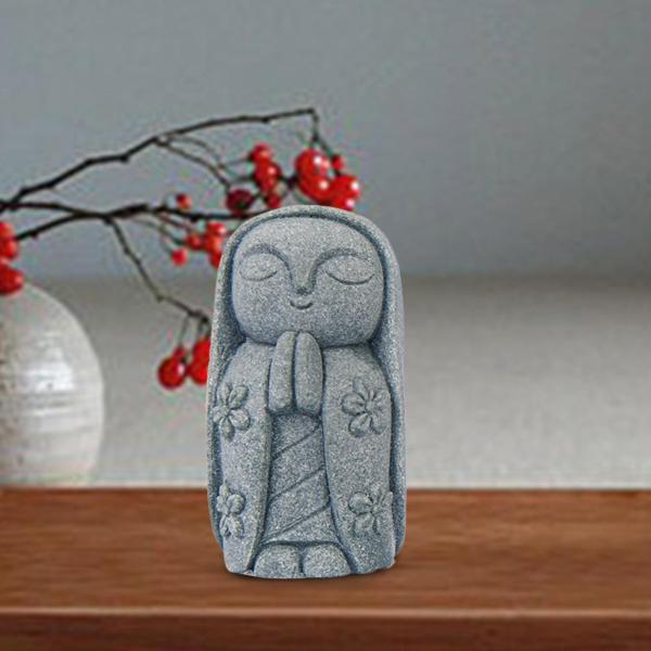 僧侶の置物工芸仏の水槽の装飾の装飾デスクトップ車スタイル D