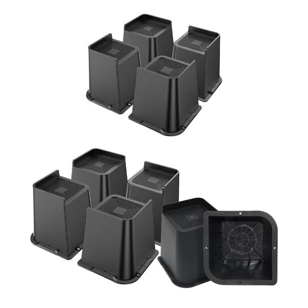 ベッドライザー 高耐久 寮の部屋 キッチン 寝室 デスク家具 ライザー スクエア 4個