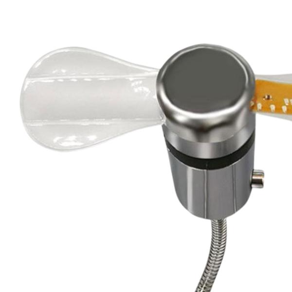 柔軟な冷却ファン USB クロックファン パーソナル ポータブル 実用ショー リアルタイム 多目的ファン LED クロックファン カフェ ホ