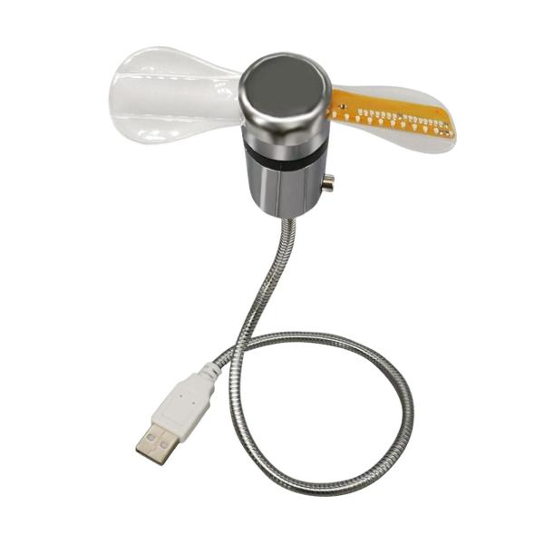 柔軟な冷却ファン USB クロックファン パーソナル ポータブル 実用ショー リアルタイム 多目的ファン LED クロックファン カフェ ホ