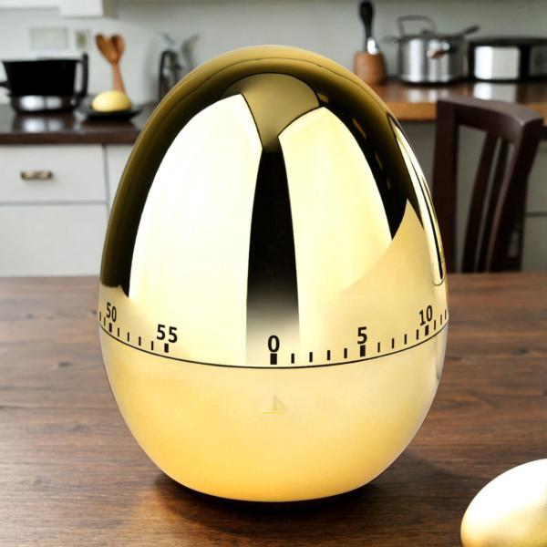 キッチンタイマー 大音量カウントダウン 60分タイマー 学習教室用 クッキングゴールド