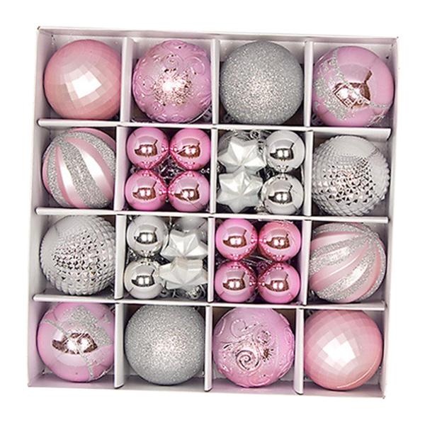 44ピース クリスマスボール オーナメントセット ペンダントドロップ
