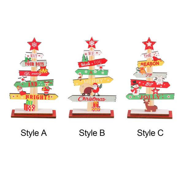 クリスマスデスクトップ装飾クラフトキッチン屋内屋外装飾ガーデンスタイルA