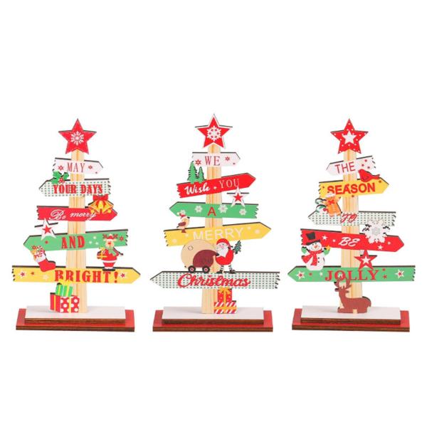 クリスマスデスクトップ装飾クラフトキッチン屋内屋外装飾ガーデンスタイルB