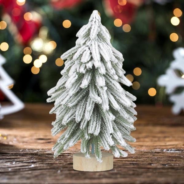 人工クリスマスツリー 卓上 ミニチュア 植毛クリスマスツリー クリスマス用  サイズL
