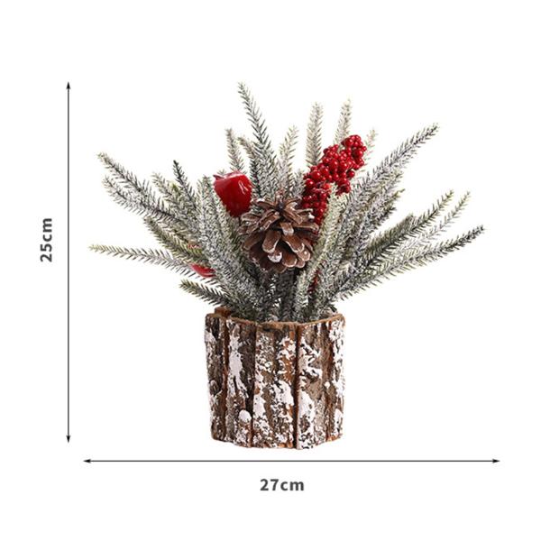 卓上クリスマスツリー人工クリスマスツリーホリデーバルコニー屋内スタイルB用
