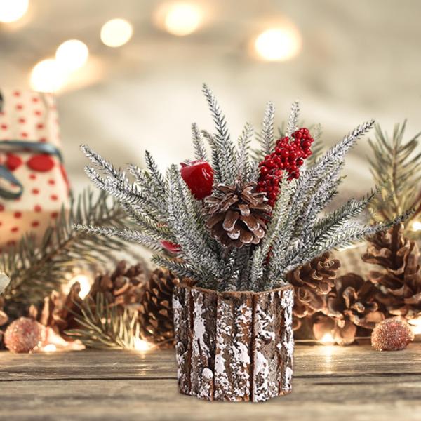 卓上クリスマスツリー人工クリスマスツリーホリデーバルコニー屋内スタイルB用