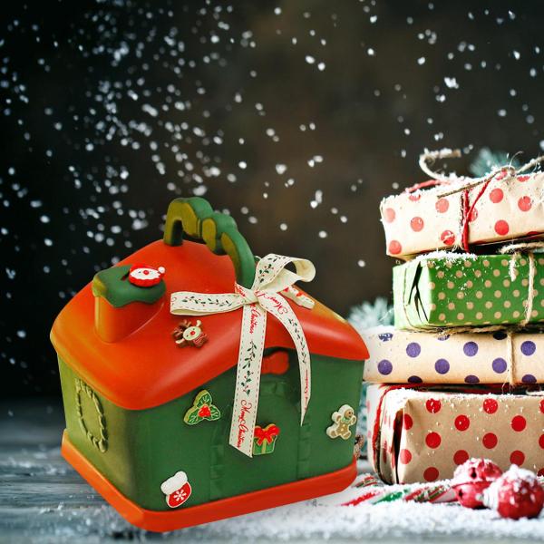 クリスマス ギフト グッズ ボックス キャンディ クッキー ボックス 子供用 クリスマス ウェディング スタイル C