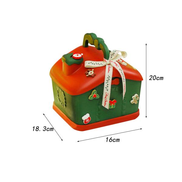クリスマス ギフト グッズ ボックス キャンディ クッキー ボックス 子供用 クリスマス ウェディング スタイル C