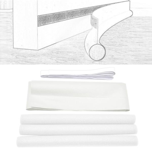 ドア下風止め ウェザーストリップ下 片面ドア風止め ホワイト