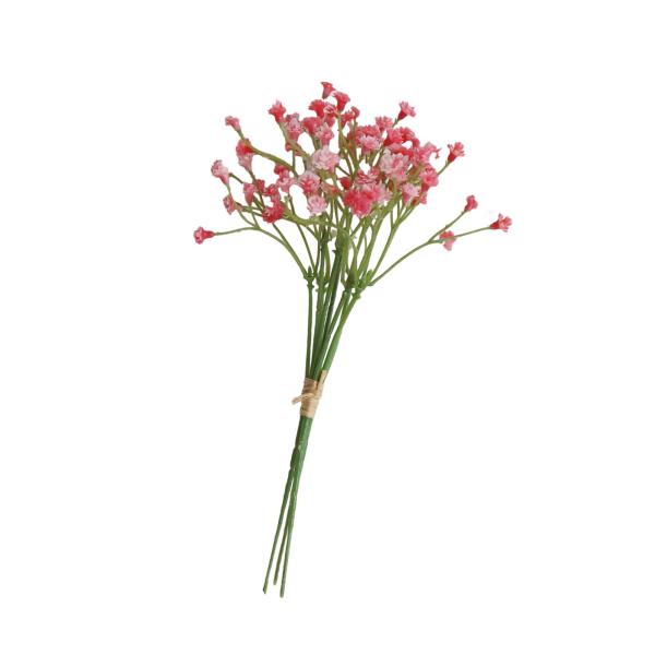 Babys Breath 造花 3 個 ガーデン ホームアレンジメント ウェディング ピンク