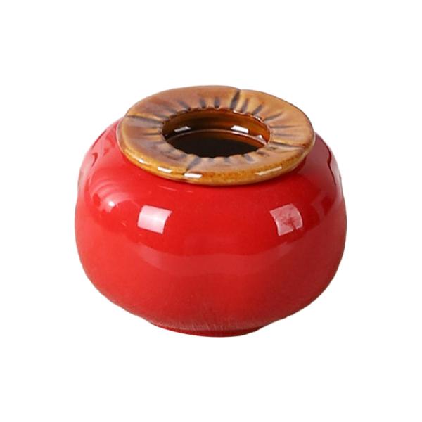 柿の花瓶置物植木鉢フルーツ像棚寝室デスク S