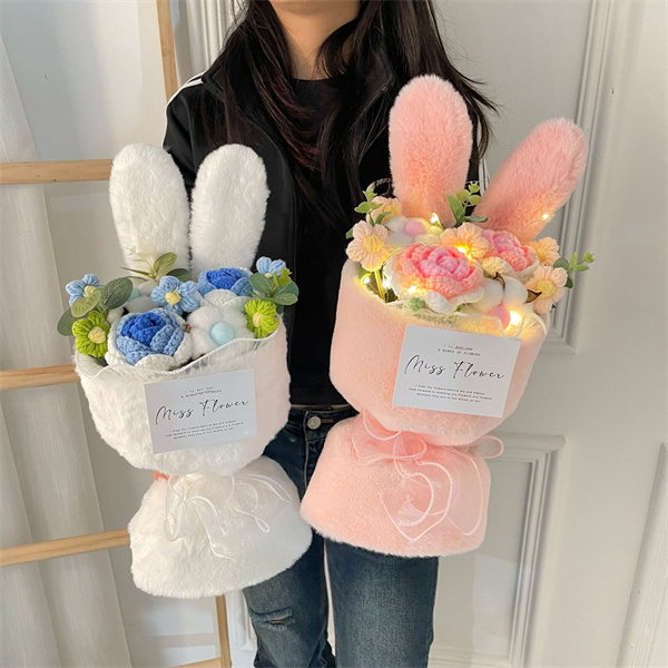 かぎ針編みフラワー ブーケ 母の日 父の日 結婚式 誕生祝い ブーケ ミニブーケ 発表会 卒業 就職祝い 退職祝い フラワー 花束 卒業式 入学式