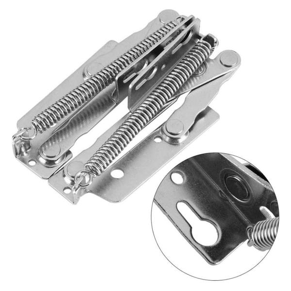 2 個 80 度折りたたみリフティングブラケット、ソファヒンジハードウェア多機能家具収納サポートヒンジベンチシート用