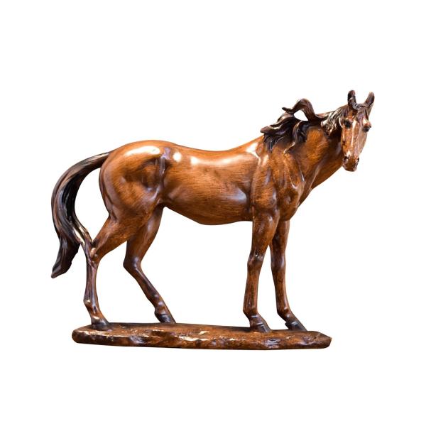 馬の置物デスクトップ装飾樹脂コレクション装飾像動物彫刻玄関オフィス