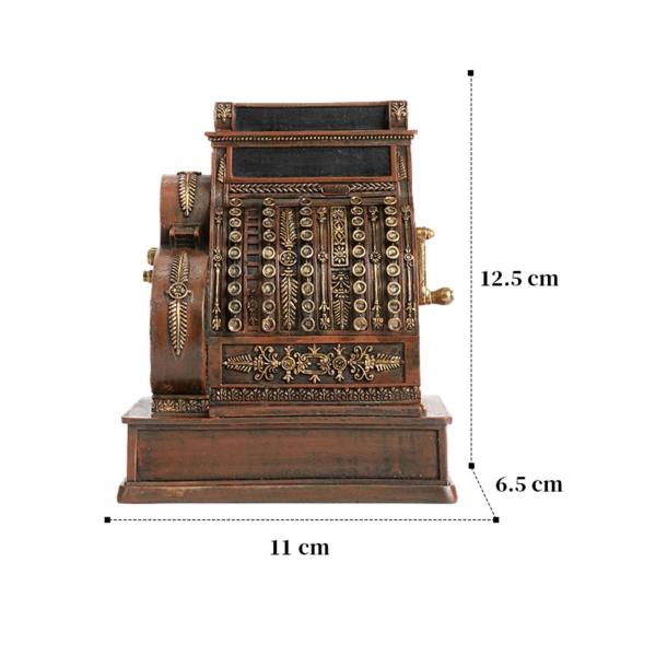 樹脂置物 コレクタブル彫刻 ホームパーティー ベッドルーム ヴィンテージスタイル スタチュー タイプライター 4x2.6x5インチ