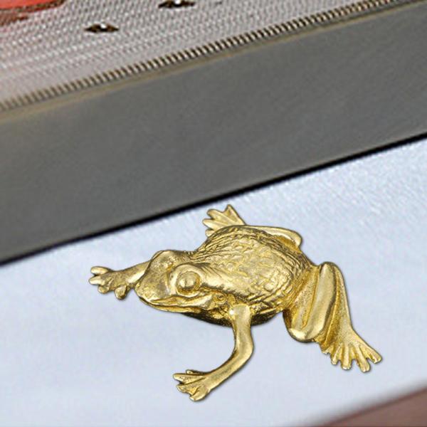 ティーペットオーナメント 卓上オーナメント 真鍮製置物 デスク リビングルーム 棚用 2.7cmx1.4cm スタイル B