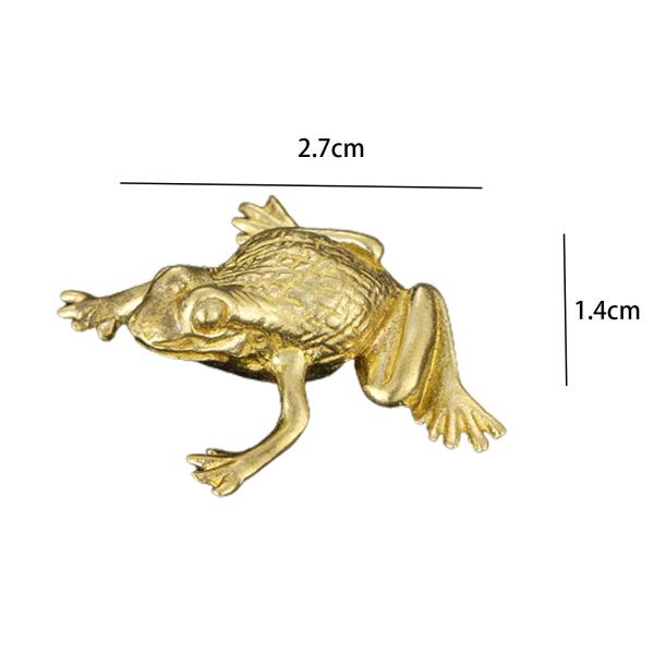 ティーペットオーナメント 卓上オーナメント 真鍮製置物 デスク リビングルーム 棚用 2.7cmx1.4cm スタイル B