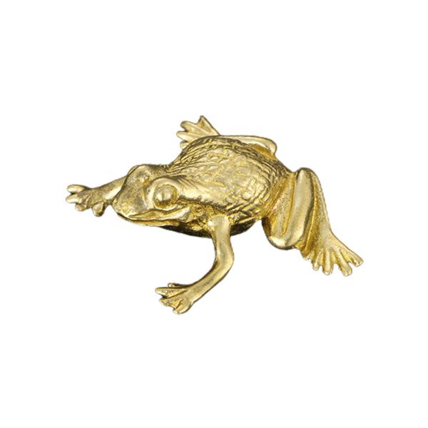 ティーペットオーナメント 卓上オーナメント 真鍮製置物 デスク リビングルーム 棚用 2.7cmx1.4cm スタイル B