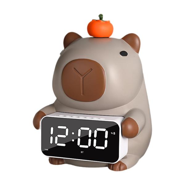 デジタル目覚まし時計 カピバラ像 ホームストレージ ティッシュ